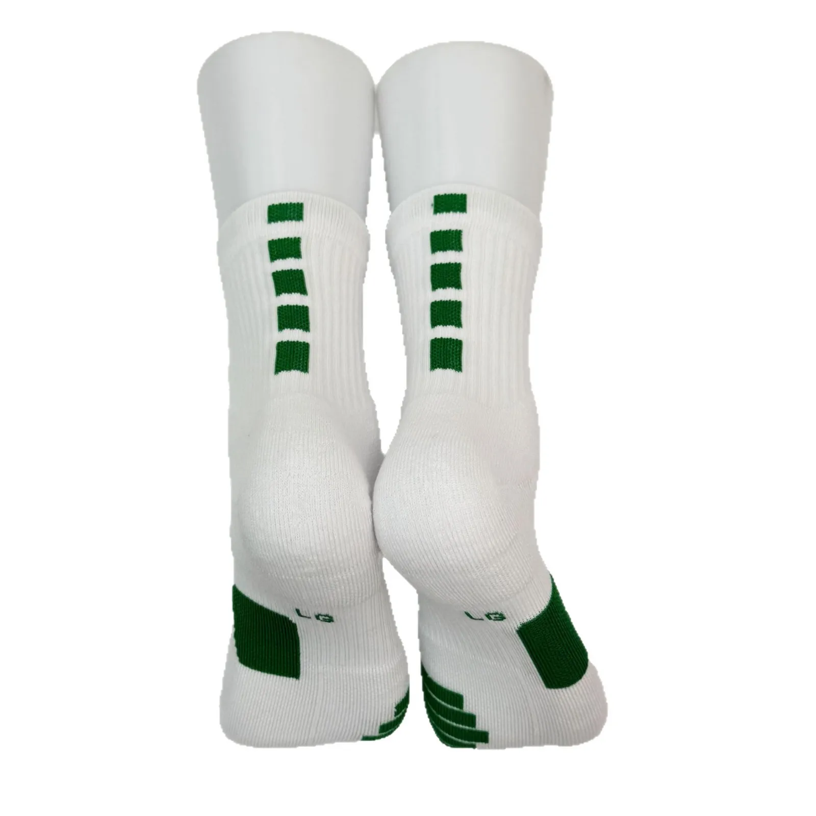 19NB-ถุงเท้าข้อกลางแบบหนาของอเมริกา ถุงเท้าฝึกซ้อมบาสเก็ตบอลสำหรับเล่นบนสนาม ระบายอากาศได้ดีและซับเหงื่อได้ดี