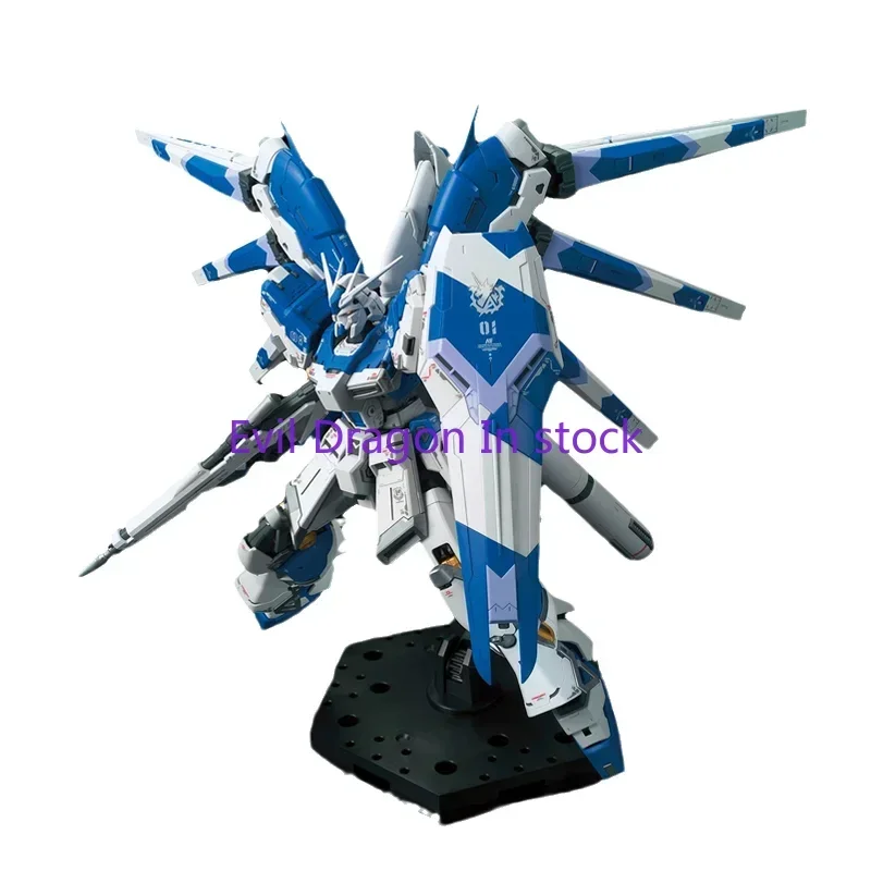 반다이 오리지널 건담 애니메이션 모델 RG RX-93-V2 HI-V 건담 액션 피규어 조립 모델 장난감 어린이를위한 소장 장식품