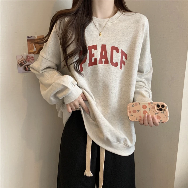 

New Fashion Casual Vintage Oversize Hoodies Women Sexy Tops Female Ladies Nice Aesthetic Cool Student Girls Sweatshirt BVy58104