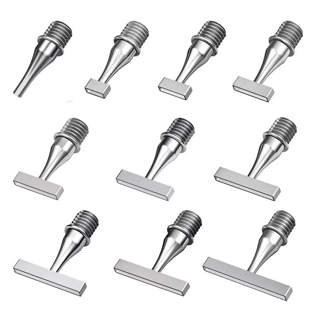 Replacement Pen Heads Shiny Diamond Painting Pen Embroidery DIY Craft Metal Screw Thread Tips 3D Print Pen Tips