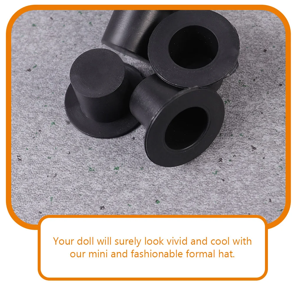 100 قطعة قبعة صغيرة القبعات المصغرة الحرف التصوير الدعائم اكسسوارات الحفلات القبعات الرسمية الصغيرة مصغرة القمم قبعة #2