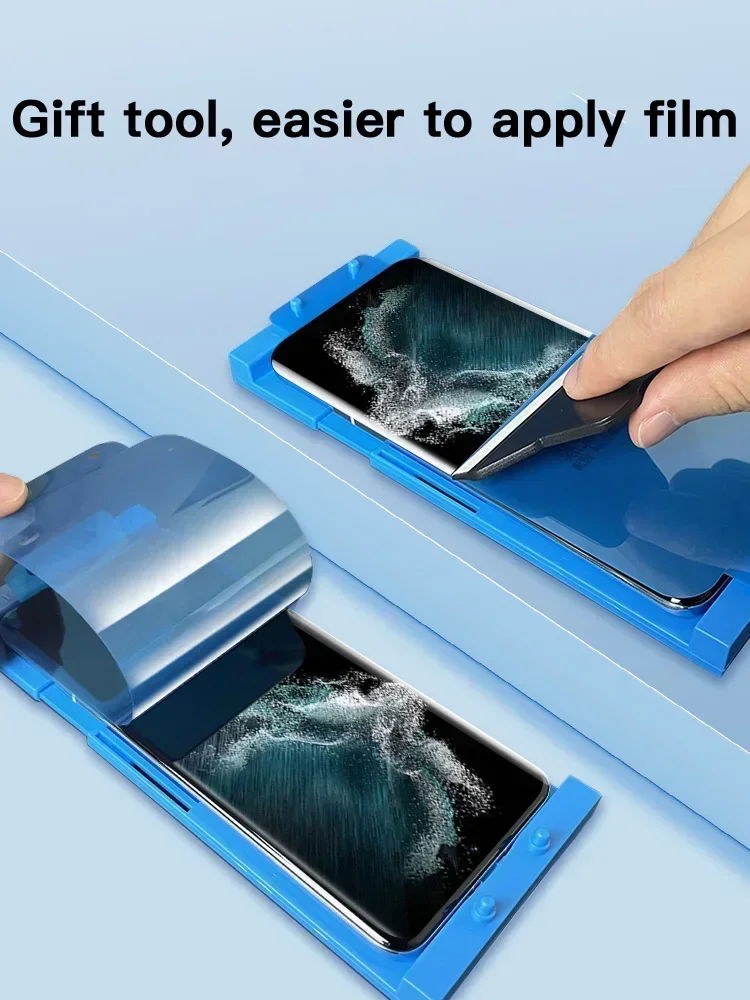 Privacy Ceramic Film With Installation Tool For Samsung Galaxy S24 S23 S22 S21 Ultra Plus Anti-Peep Screen Protector