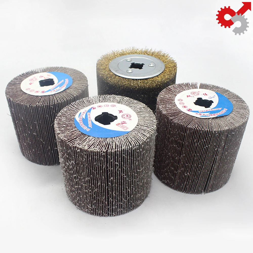 

120mm Rust Removal Mosaic Type Abrasive Buffing Scouring Cloth Impeller Grinding Sandpaper Flap Drawing Wheel Rotary Polishing