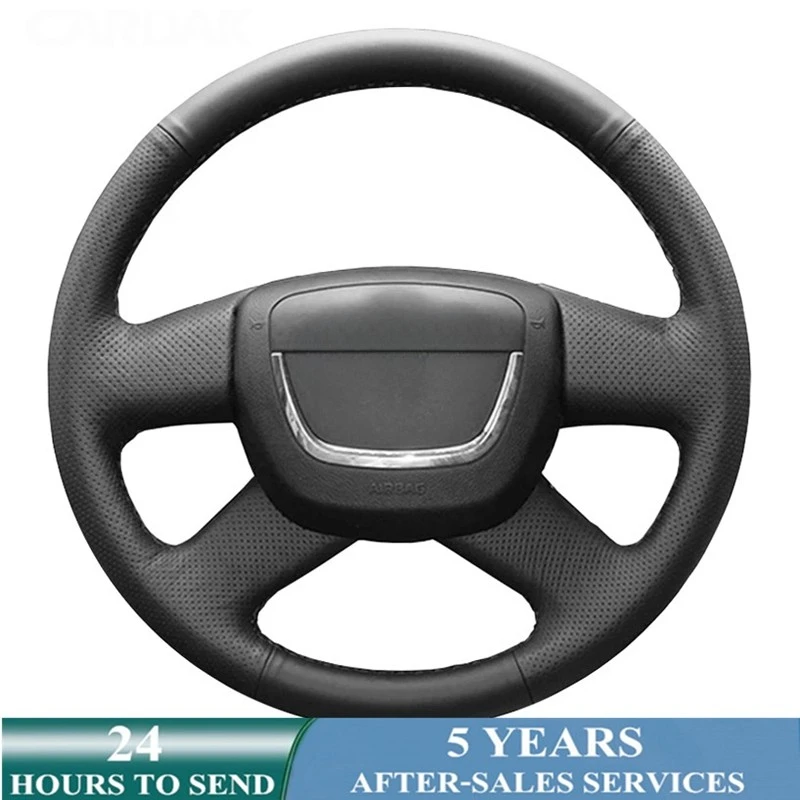 Osłona na kierownicę do samochodu skórzany warkocz do Skoda Octavia Superb 2012 Fabia Skoda Octavia a 5 a5 2012 2013 Yeti 2009-2013