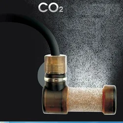 Super CO2 Atomizer Carbon Dioxide Bubble Diffuser for Aquarium Grass Plant Tank Size S/L