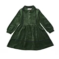 Green girl dress