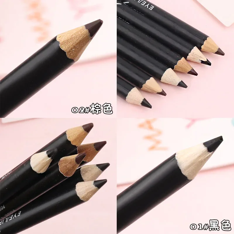قلم مكياج العيون، قلم تحديد عيون أسود وبني، مقاوم للتلطخ، مقاوم للعرق لمكياج العيون الجريئة، هدية مثالية #4
