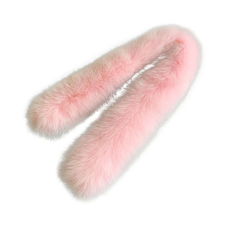 100% Real fox Fur Collar Womens Natural Fur Collar Real Fur Shawl Fur Scraves Detachable