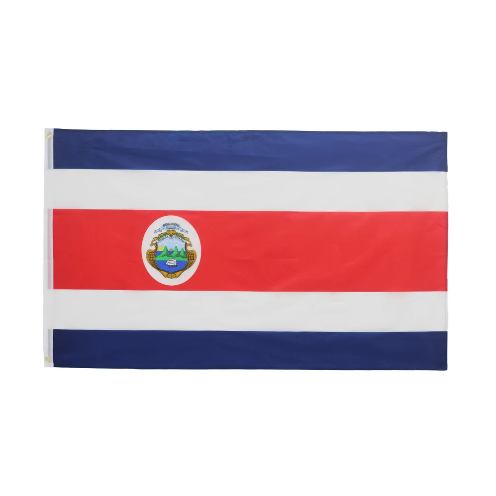 BANDERA COSTA RICA 90x150cm poliéster de alta calidad impreso colgante Costa rica banderas decoración actividad bandera