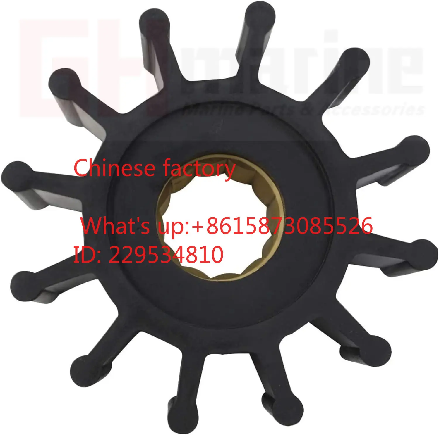 Applicable to Yanmar engine generator water pump impeller 129470-42530, 129470-42531