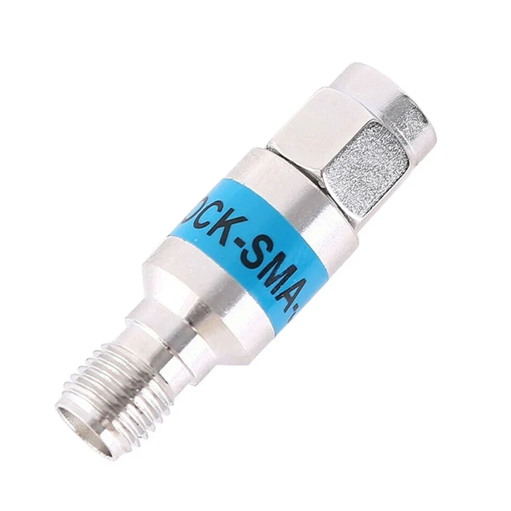 SMA DC Block DC 6GHz 2W Ternary Alloy DC Block Tri-Element Alloy Straightener Mini Insulator RF Signal Connector 50Ω For Signal