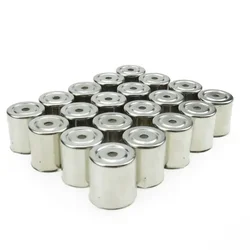 20 pz/lotto In Acciaio Inox Foro Rotondo Magnetron Caps per Microonde Parti di Ricambio per Forni A Microonde Copler Microondas Caps