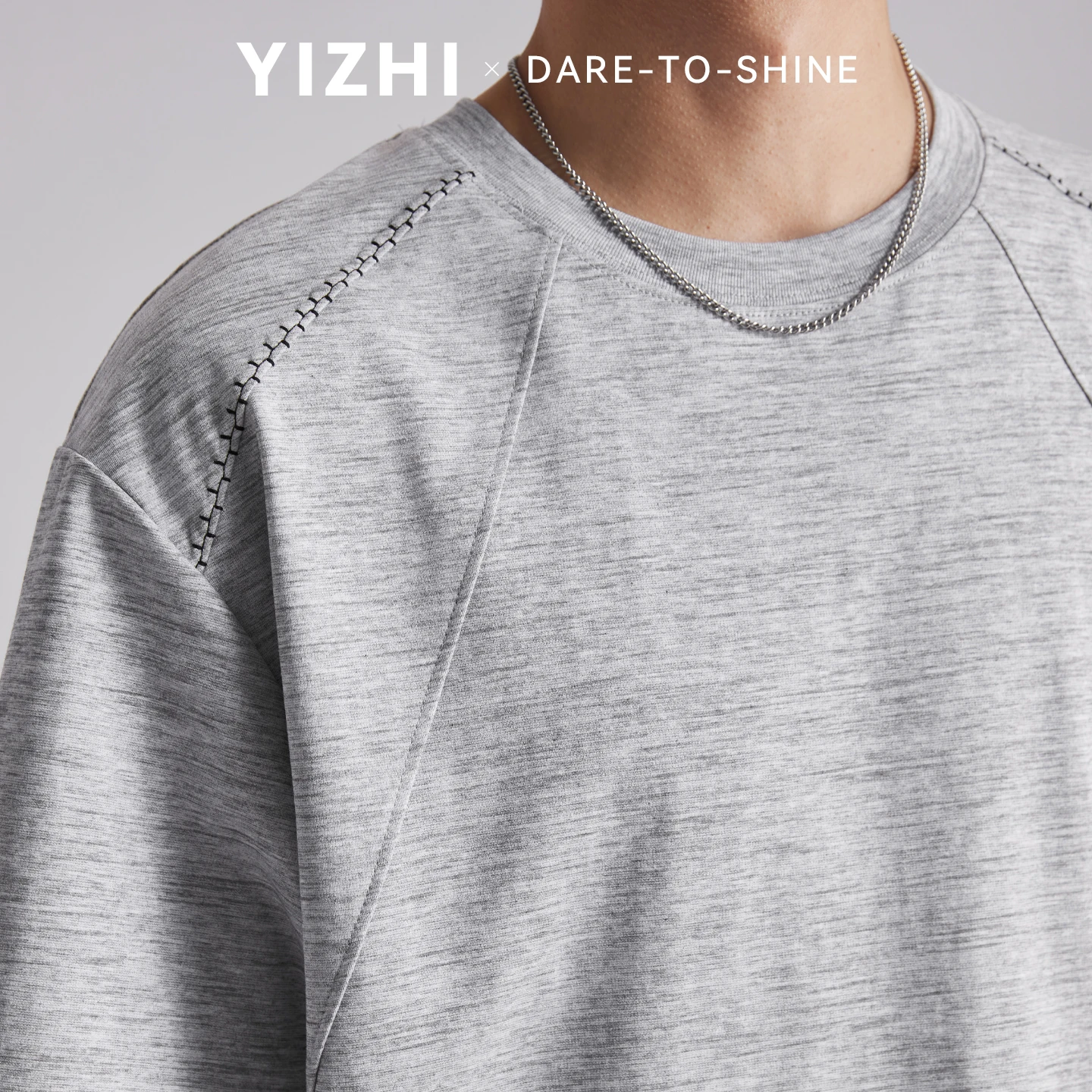 Fashion Men Tie Dye Stitching Detail Short Sleeve T Shirts 2026 Summer Loose Drop Shoulder Breathable Versatile Casual Tees Tops