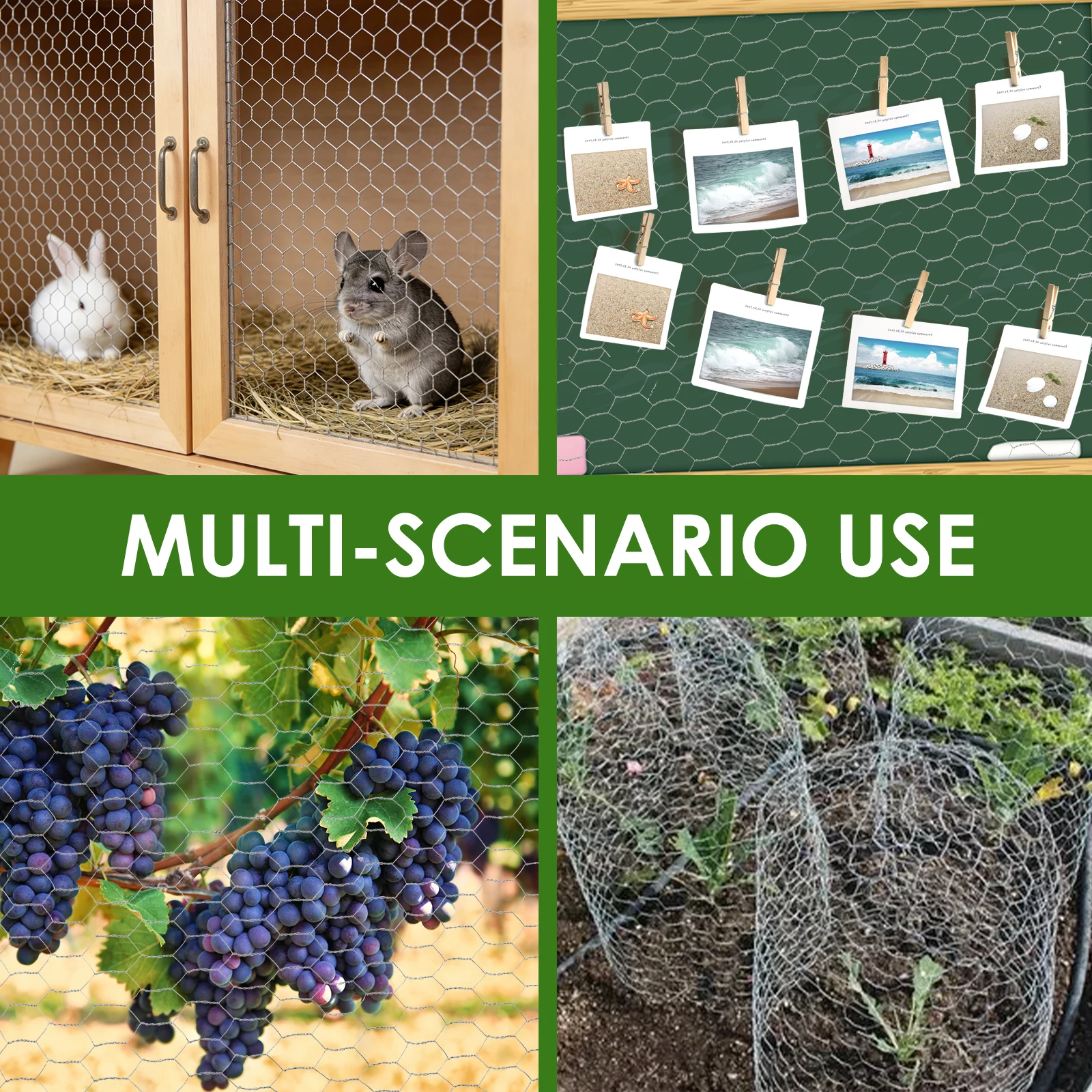 سداسية سلك الدجاج الحديد شبكة سلك الدجاج لفة متعددة الأغراض الدواجن سلك المعاوضة لسياج الحيوان البستنة حاجز المعاوضة