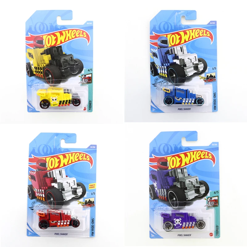 2020-24 2021-59 PIXEL SHAKER Original Hot Wheels Mini Alloy Coupe 1/64 Metal Diecast Model Car Kids Toys Gift