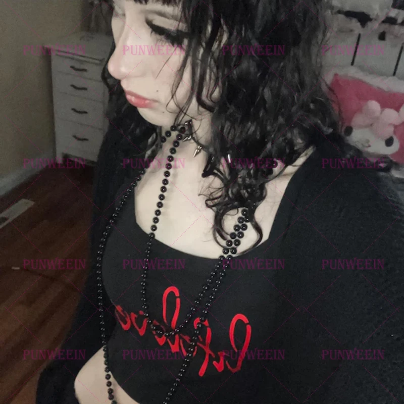 Y2k 90s sweetheart Lifelover Letter Print Vintage Harajuku Tank Top Gothic Graphic  Streetwear Punk Chic Sleeveless slim tops
