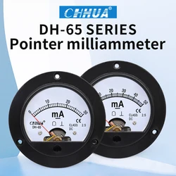 CHHUA DH-65 mA DC Milliammeter Pointer Ammeter Circular Marine Instrument Measuring Current Tools Factory Genuine Wholesale