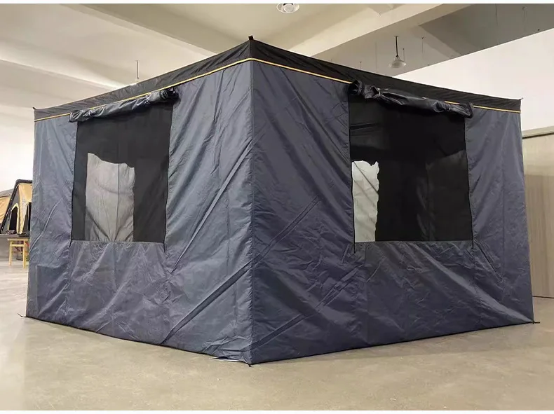 

Fan-shaped speed driving side tent, car outdoor side tent, canopy rainproof
