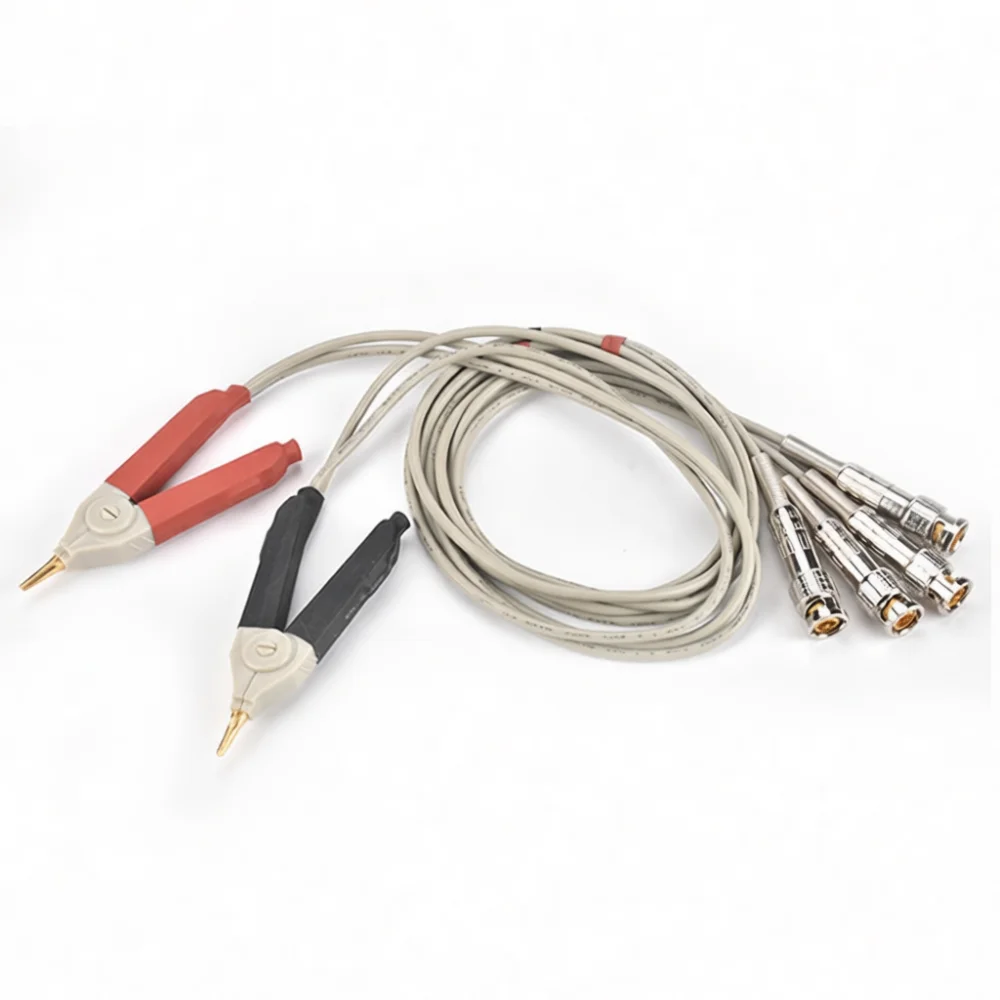 Universal LCR Meter Test Tweezers Clip Banana Plug Lead For SMD Chip Resistor Capacitor Measurement Maintenance Tool