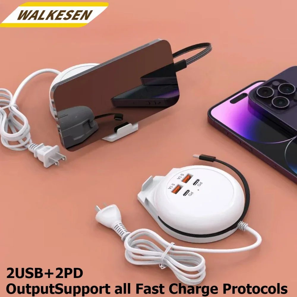 

Multi Port Type C Fast Charging Mobile Phone Charger 5.1A Wall Adapter For iPhone Huawei Xiaomi Samsung Phone Charging Charger