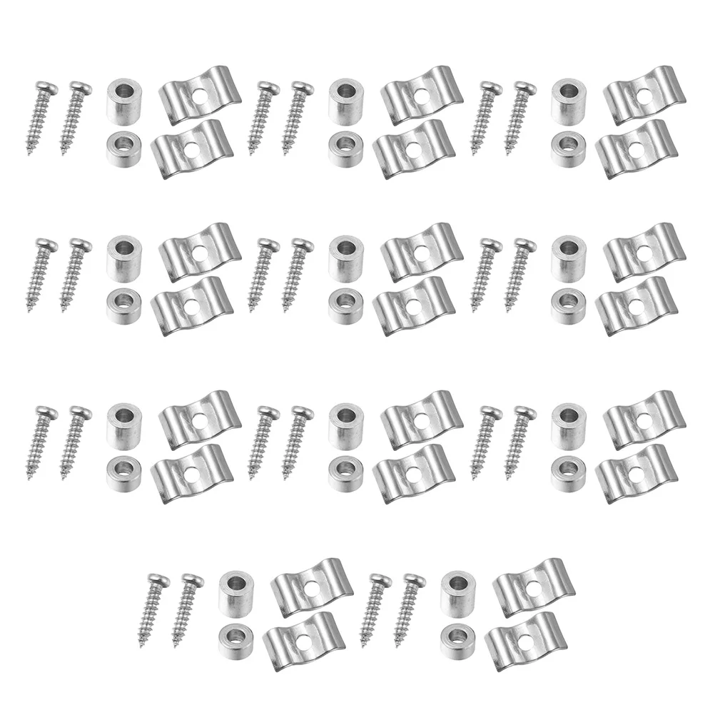 

20 Sets Electric Guitar String Buckle Accessories Locking Tuners Silver Head Machine Hardware Premium Metal Long Lasting Easy