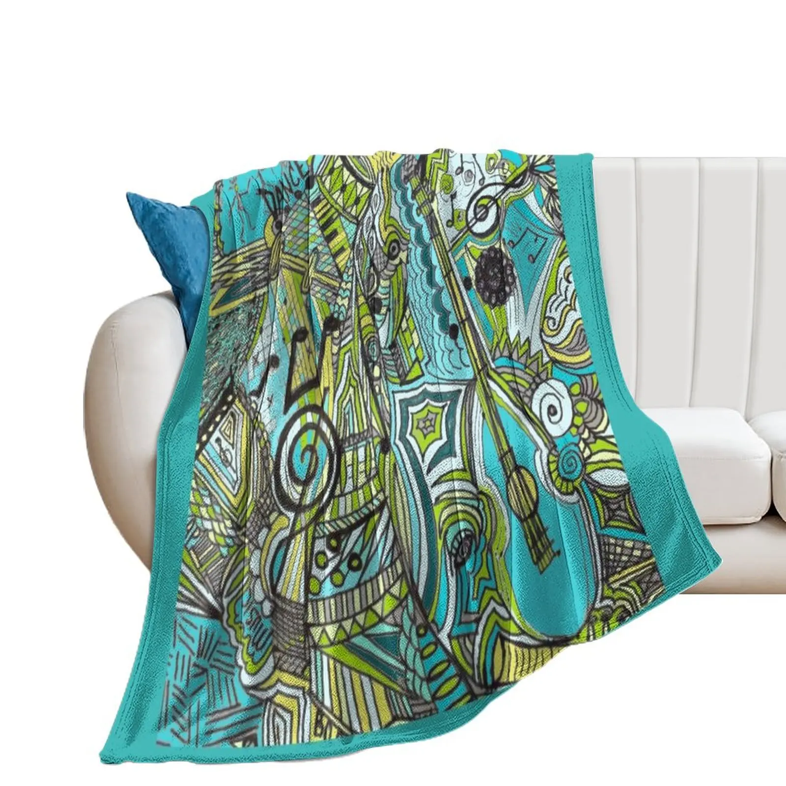 

Aqua Lung my Friend Throw Blanket Large Luxury St Polar Blankets