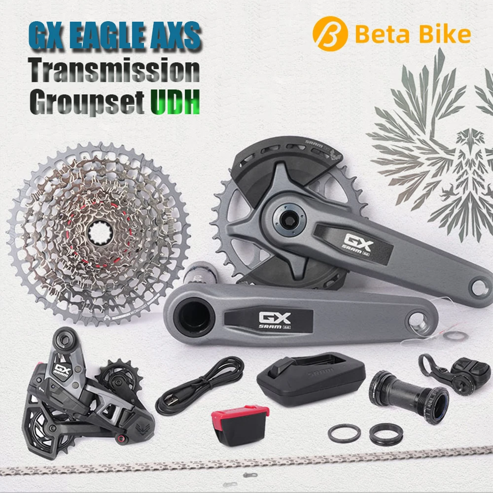 SRAM GX EAGLE AXS 12 Speed MTB Bike WIDE DUB Groupset Wireless Electric Pod Controller Rear Derailleur Bicycle T-Type