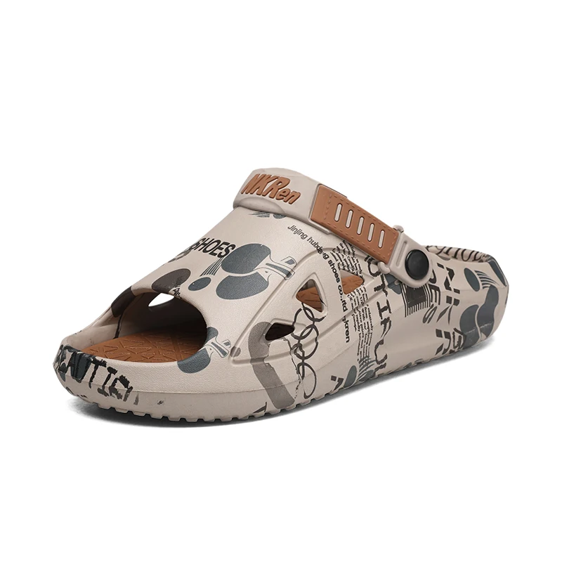 

New men's sandals big size thick-soled lightweight slippers men's fashionable casual sports sandals breathable beach shoes men