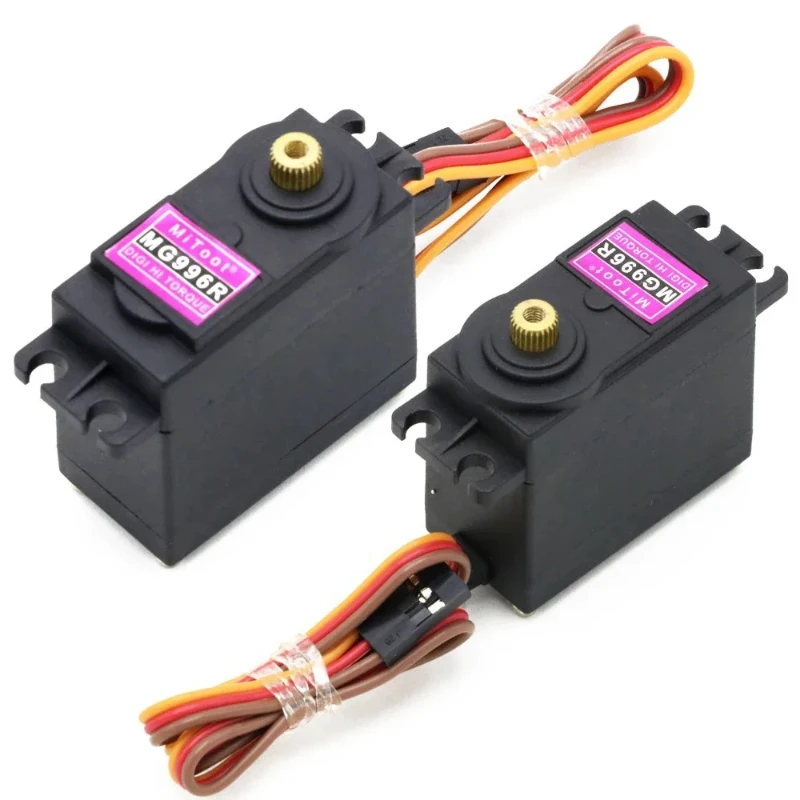 

1/2/4pcs MG996R 4.8-6.0V Digital Servo with Metal Gear for Futaba JR 1/8 1/10 RC Car Helicopter Robot Boat Arduino UNO DIY