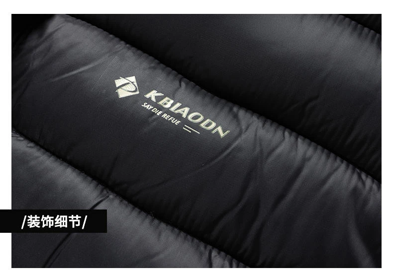 Men's winter jacket Simple stand collar Cotton coat New thick warm parkas
