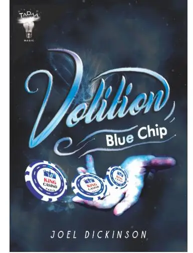 Volition Blue Chip By Joel Dickinson -Magic tricks