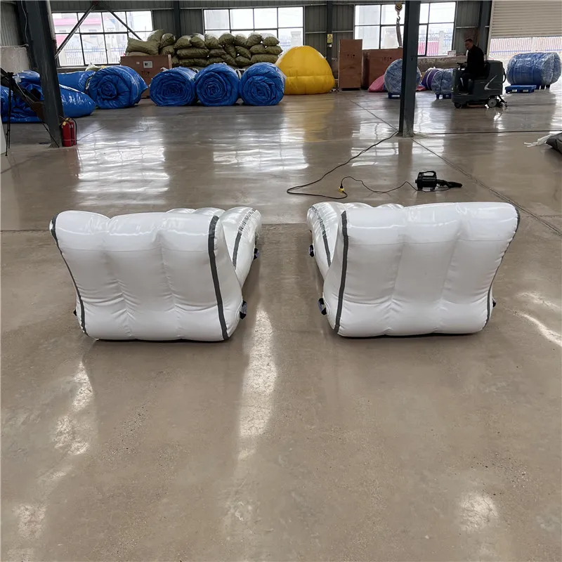 2M Floating Dock Inflatable Single Sofa Water Lounger Floating Air Chair