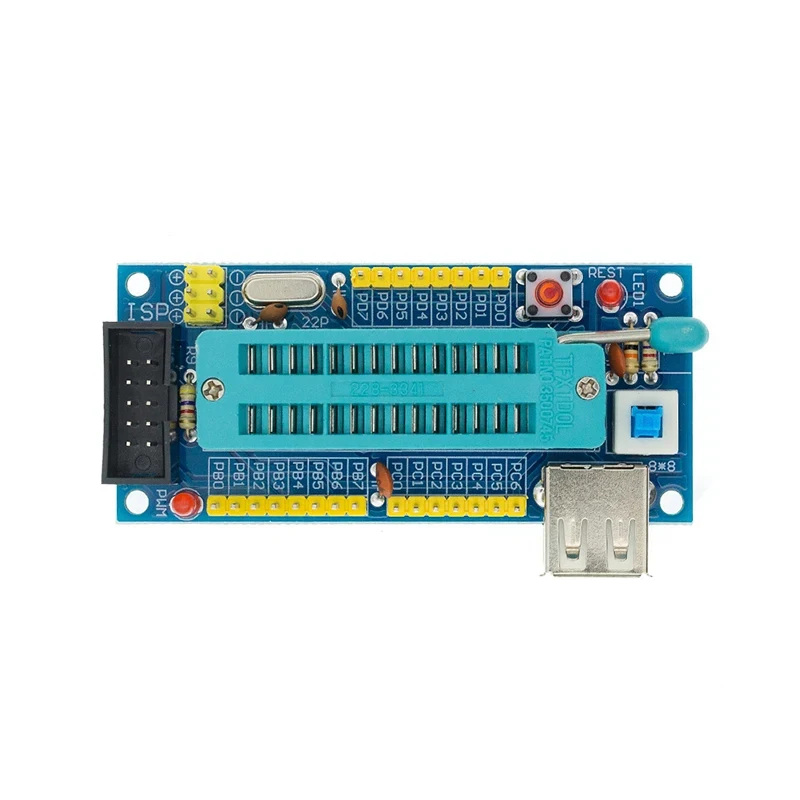 Mini Minimum System ATMEGA8 ATMEGA48 ATMEGA88 Development Board AVR (NO Chip) DIY Kit