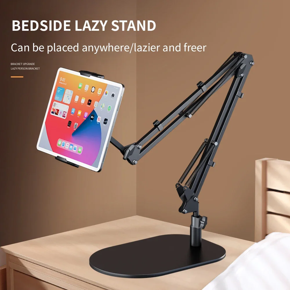 Imagem -04 - Liscn Suporte de Metal Desktop Braço Longo Tablet Stand Cama Desktop Telescópico Suporte Preguiçoso Suporte para Smartphone Ipad 310