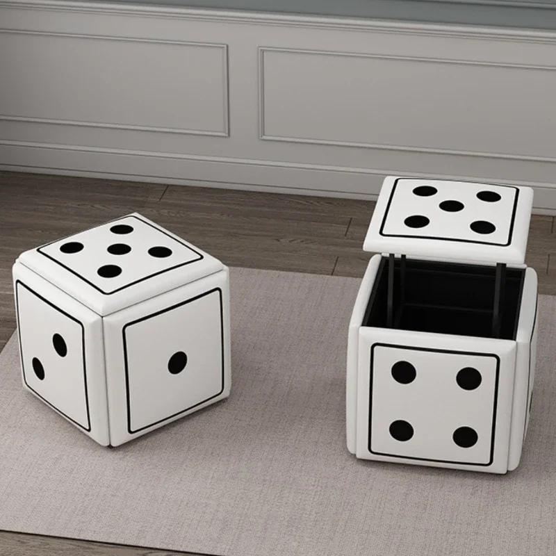 Nordic Simple Five in One Stools Dice Magic Cube Household Sofa Chair Combination Shoe Ottomans Modern Minimalist Creativity