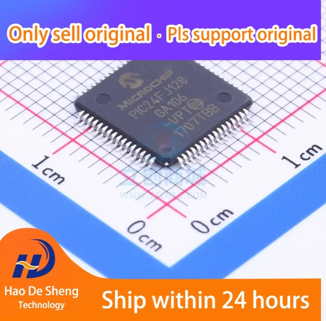 

10 шт./лот PIC24FJ128GA106-I/PT TQFP-64, новый, оригинальный, в наличии