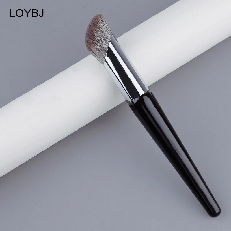 LOYBJ 1pcs Finger Belly Foundation Makeup Bruhses Cosmetic Powder Liquid Foundation Concealer Cream Bevel Head Make Up Brush