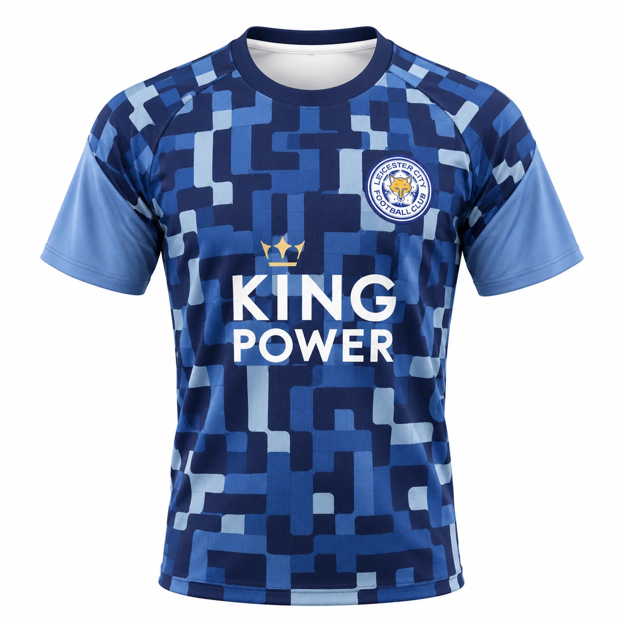 26-27 Leicester City Fußballtrikot Kurzarm Atmungsaktives Fußballshirt für Fans Atmungsaktives Schnelltrocknendes Sport-Oberteil Trainingsbekleidung – Detail 4