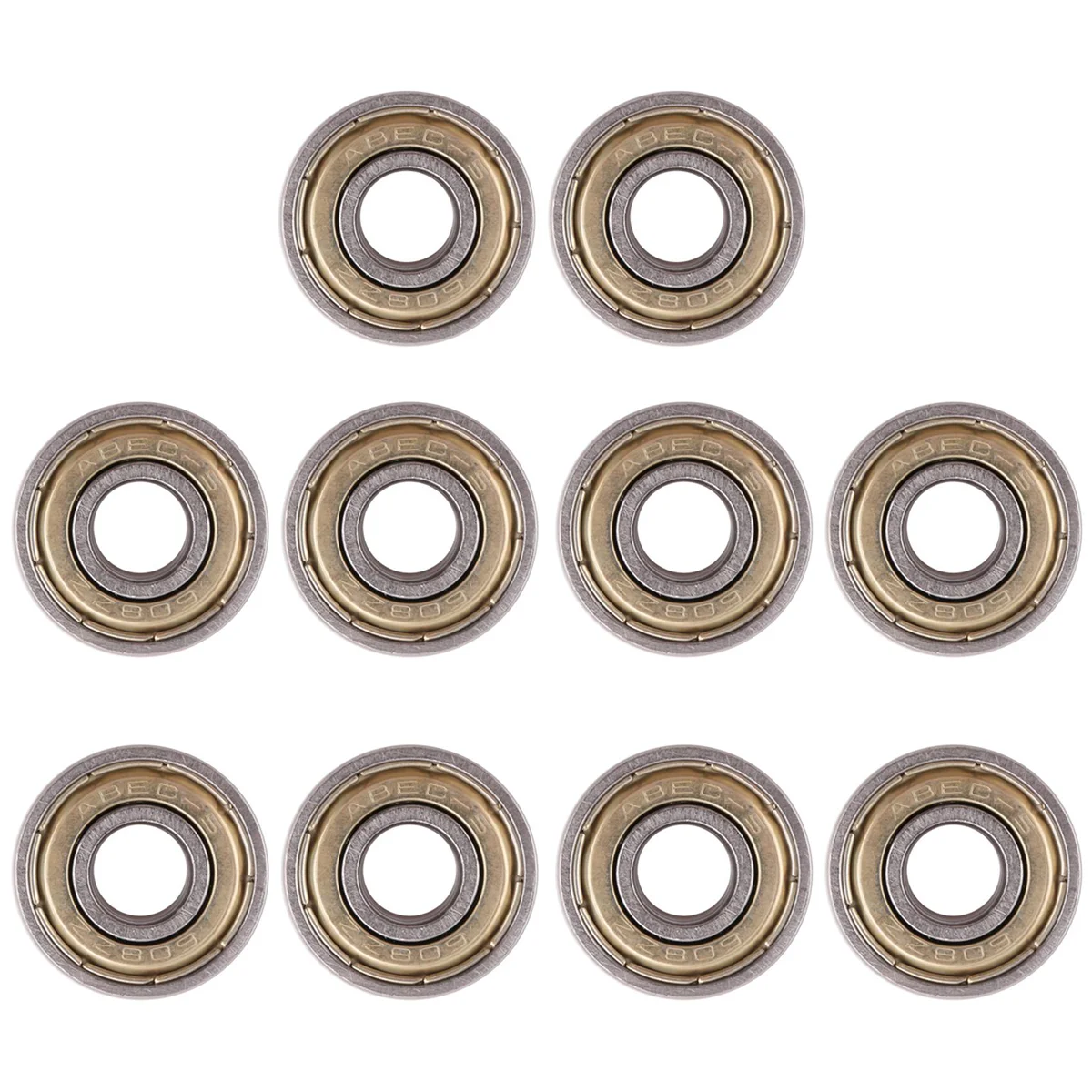 

10pcs 8 x 22 x 7mm Skateboard Scooter Bearings Wheels ABEC-5 608ZZ