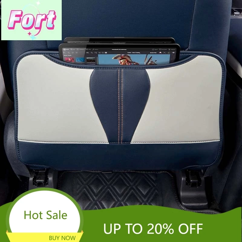 New Car Rear Seat Anti-Step Anti-dirt Protector Mat Leather Kickproof Wear-resistant Interior For Byd Song Plus Sealion 06 2020-