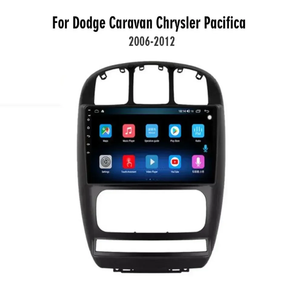 Android 13 For Dodge Caravan Chrysler Pacifica 2006-2012 Autoradio GPS Navigation Car Multimedia Player Carplay No 2din DVD