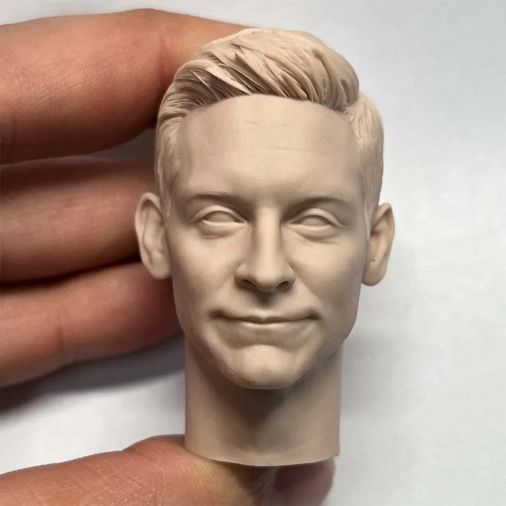 

1/6 Die-cast Resin Model Assembly Kit (Tobey Maguire) Head Sculpture Toy (55mm) Unpainted Free Delivery