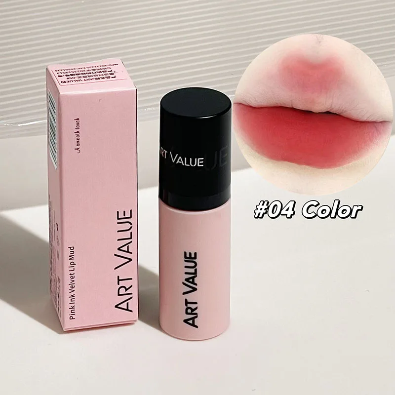 New Matte Ink Liquid Lipstick Non-stick Cup Long Lasting Velvet Nude Lip Gloss Waterproof Lips Tint Waterproof Korean Cosmetics