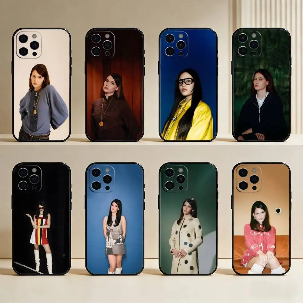 

S-Sienna Singer S-Spiro Phone Case For iPhone17,16,15,14,13,12 Plus,Max Soft Silicone Black Cover