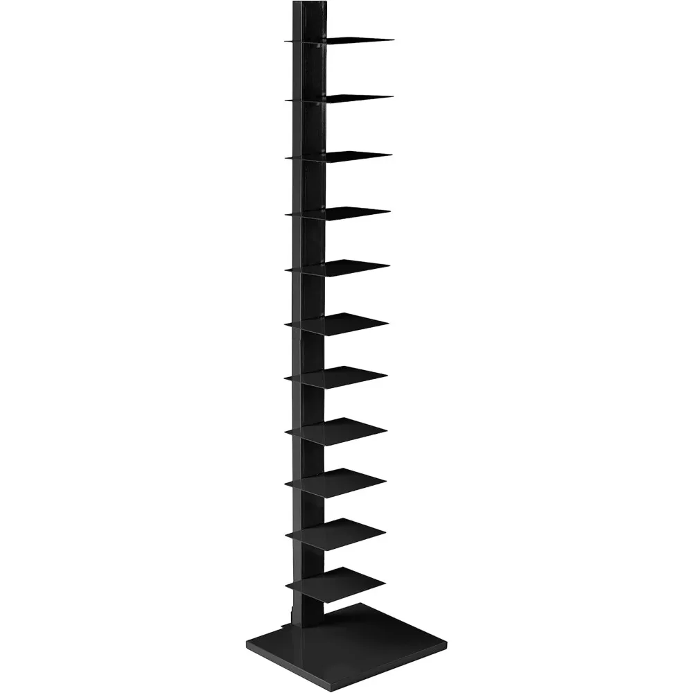 

12 shelf Metal Spine Book Tower
