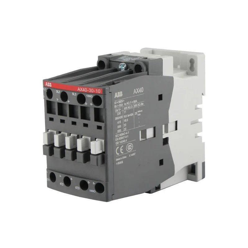 Imagem -05 - Contator Abb ac Ax323001 Ax40-30-01 220v380v110v24v32a40a Principal Contact3noauxiliary Contact1nc