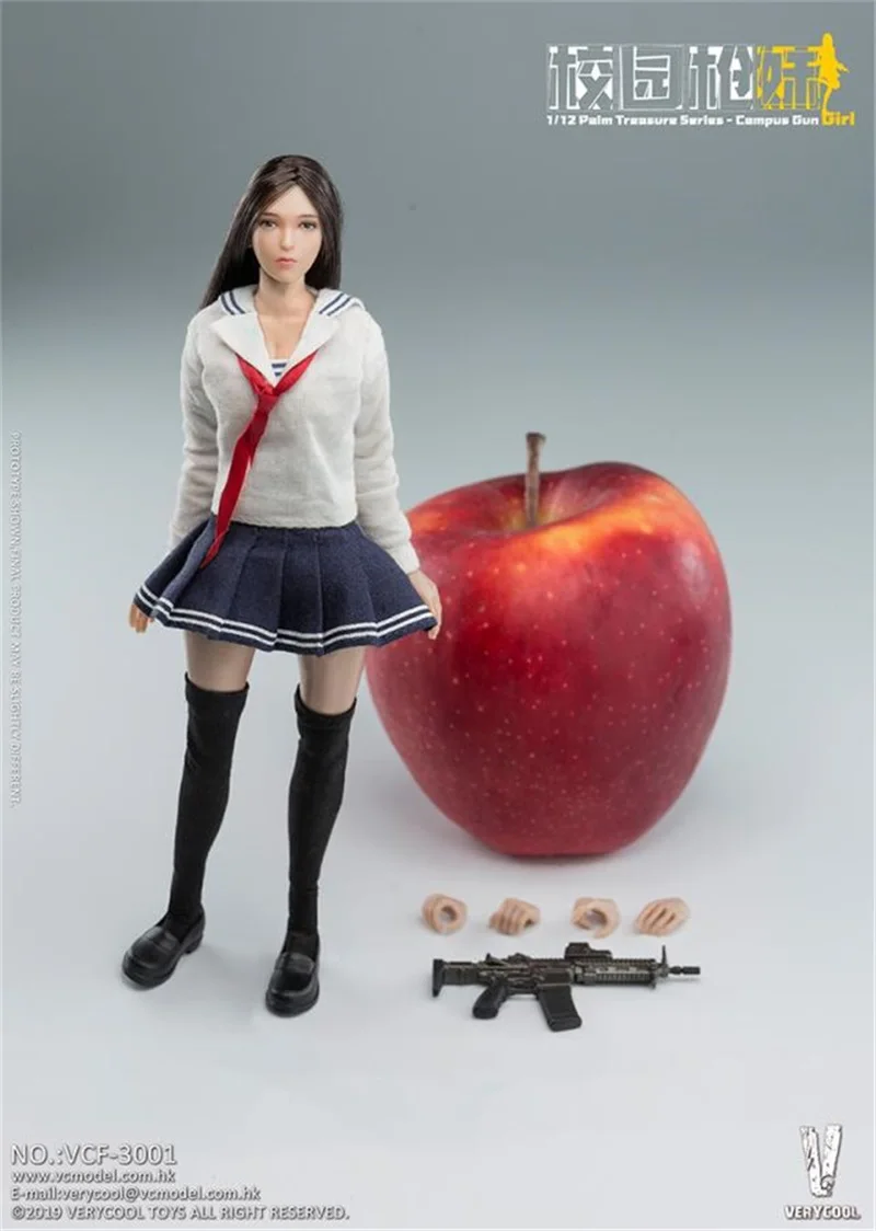 

VERYCOOL 1/12th VCF-3001 Palm Treasure Series Female School Student Sniper Uniform Clothing Mini Whole Set Figure Model