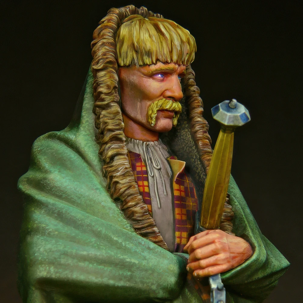 1/12 Celtic mercenaries, historical theme, Resin Model, GK, figure, Bust, Unassembled and unpainted kit