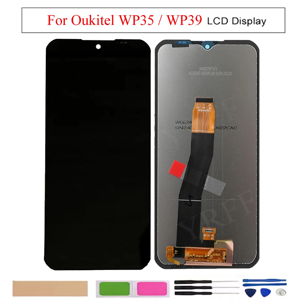 100-オリジナル-lcd-ディスプレイ-oukitel-wp35-wp39-スクリーンデジタイザアセンブリデジタイザ交換部品