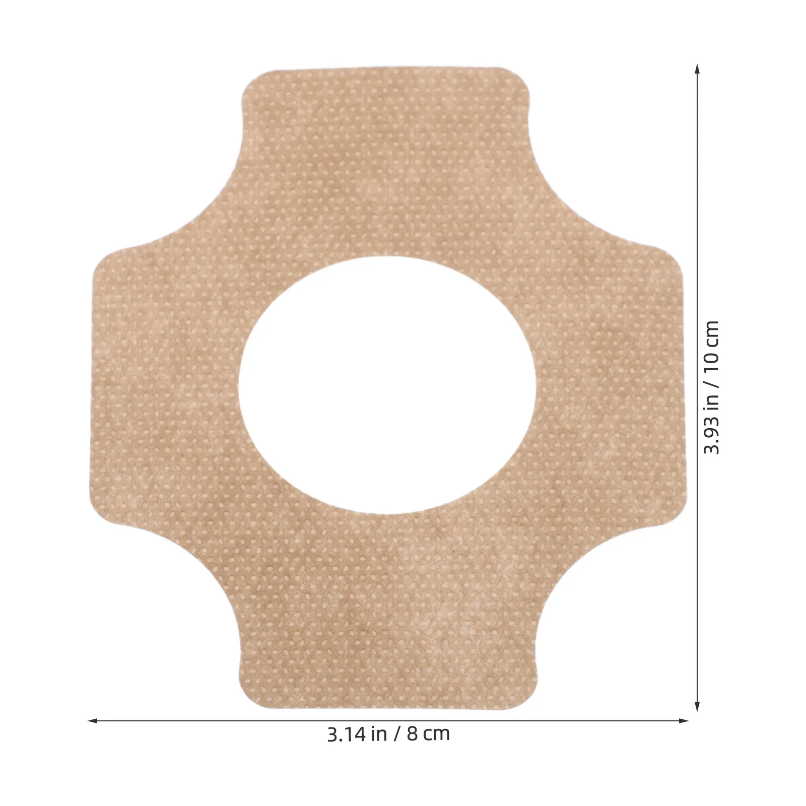 50Pcs Moxibustion Fixation Patch Nonwoven Fabric Blank Adhesive Tape Breathable Easy-Use Comfortable Body Application Moxa Blank